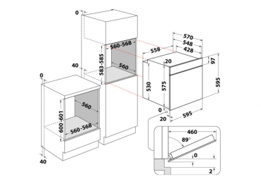 Bauknecht BAR2 KP8V2 IN Einbaubackofen